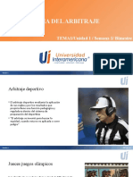 Historia Del Arbitraje: TEMA1/Unidad 1 / Semana 1/ Bimestre