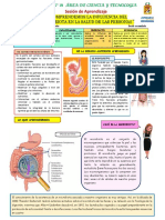 Sesión de Aprendizaje: "Comprendemos La Influencia Del Microbiota en La Salud de Las Personas "