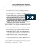 Planejamento de Carreira É o Processo de Estabelecer Metas e Objetivos Profissionais A Longo Prazo