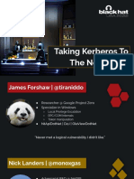 Taking Kerberos To The Next Level