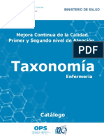 Taxonomía: Mejora Continua de La Calidad Primer y Segundo Nivel de Atención