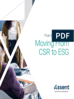 Moving From CSR To Esg: Five Best Practices