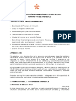 Proceso Dirección de Formación Profesional Integral Formato Guía de Aprendizaje 1. Identificación de La Guía de Aprendizaje