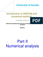 Numerical Methods Lab Part 2