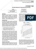 IJTC2008-71305: Hydraulic Fluid Viscosity Selection For Improved Fuel Economy