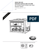 Air-Cooled Liquid Chillers With Heat Reclaim Option: 30GK 085-245 Standard Options 50A and 50B