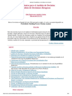 Herramientas para El Análisis de Decisión: Análisis de Decisiones Riesgosas