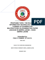 GROUP 5 DPROJ 302 - Proposal