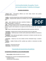 Mendel e Leis Da Hereditariedade Excepções Teoria Cromossómica Da Hereditariedade Trabalhos de Morgan