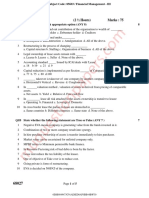 (2 Hours) Marks: 75: Q1A Fill in The Blanks With Appropriate Option (ANY 8) 8