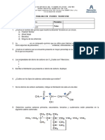 6to de Secundaria: Evaluación Primer Trimestre Apellidos y Nombres: Grado: Paralelo: Área: Nota: Fecha