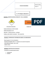 HOJA DE SEGURIDAD - Co 57