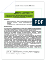 Les Presento Un Ejemplo de Una Secuencia Didáctica:: Contenidos