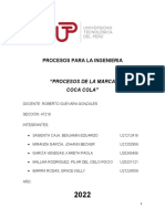 Trabajo Final Procesos para La Ingeniería - Procesos de Coca Cola