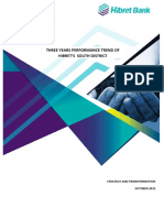 Three Years Performance Trend of Hibret'S South District