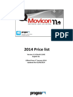 2014 Movicon11 Price List-English-V3