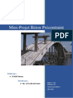 Mini-Projet Béton Précontraint: ZOKRI Mouna