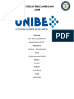 Niversidad Beroamericana Unibe: Nixiz Beltre Uceta 23-0776 Águeda Cáceres 23-0771 Asignatura: Ambiente y Sustentabilidad