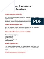 Basic Interview Questions About Power Electronics