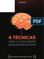 4 Técnicas: para O Concurseiro