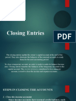 Closing Entries