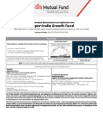 Nippon India Growth Fund: (Mid Cap Fund-An Open Ended Equity Scheme Predominantly Investing in Mid Cap Stocks)