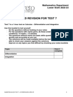 Guided Revision For Test 7