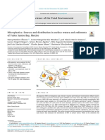 Microplastics: Sources and Distribution in Surface Waters and Sediments of Todos Santos Bay, Mexico