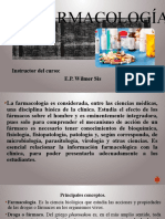 Farmacología: Instructor Del Curso: E.P. Wilmer Sis