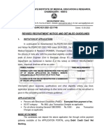 Revised Recruitment Notice and Detailed Guidelines