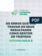 Os Erros Que Vão Travar Os Seus Resultados Como Gestor de Trafego