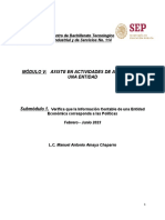 Módulo V: Asiste en Actividades de Auditoría de Una Entidad