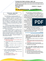 (Avaliação 2B) - Av. Trilhas de Aprendizagem 2023. Trilhas de Aprenzagem 2023