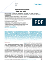 Defining A Sustainable Development Target Space For 2030 and 2050