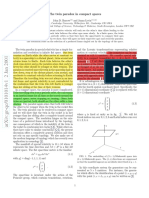 Twin Paradox in Compact Space