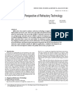 Progress and Perspective of Refractory Technology: Technical Review