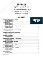 Fisica Optica Geometrica Questoes de Vestibulares de 2016