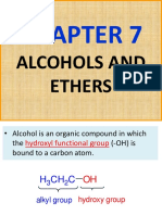 Alcohols and Ethers CHM457