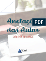 Anotações Das Aulas: Direitos Humanos