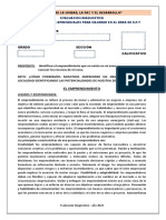 Evaluacion Diagnostica - 3ro