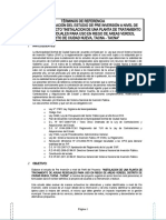 Términos de Referencia Planta Aguas Residuales Ciudad Nueva