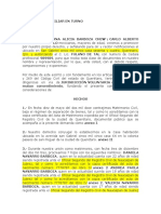 Convenio DE Divorcio VOLUNTARIO Adriana y Carlo NOVIEMBRE 2022