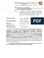 Municipalidad Distrital de Checacupe-Canchis-Cusco: Sub Gerencia de Infraestructura Y Desarrollo Urbano Y Rural