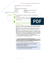 6.4 The Hypergeometric Probability Distribution: Preparing For This Section