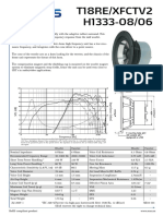 Seas Prestige H1333!08!06 T18RE - XFCTV2 Datasheet