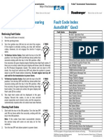 Eaton Fault Code Index AutoShift™ Gen3