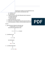 Basic Chemistry About Acid Alkonoid and Acid Alkyl Alkonoic