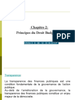 Chapitre 2: Principes Du Droit Budgétaire: Articles 3, 8, 38, 10, 31 de La LOF