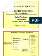 Propiedades Funcionales de Proteínas