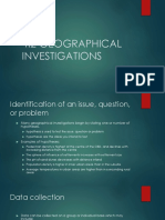 4.2 Geographical Investigations